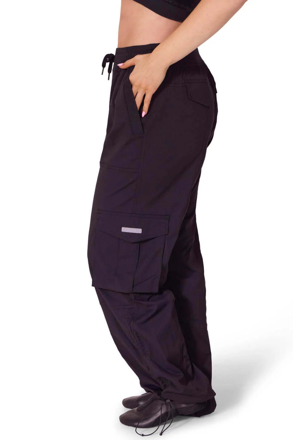 Jet Setter Jogger Black side view