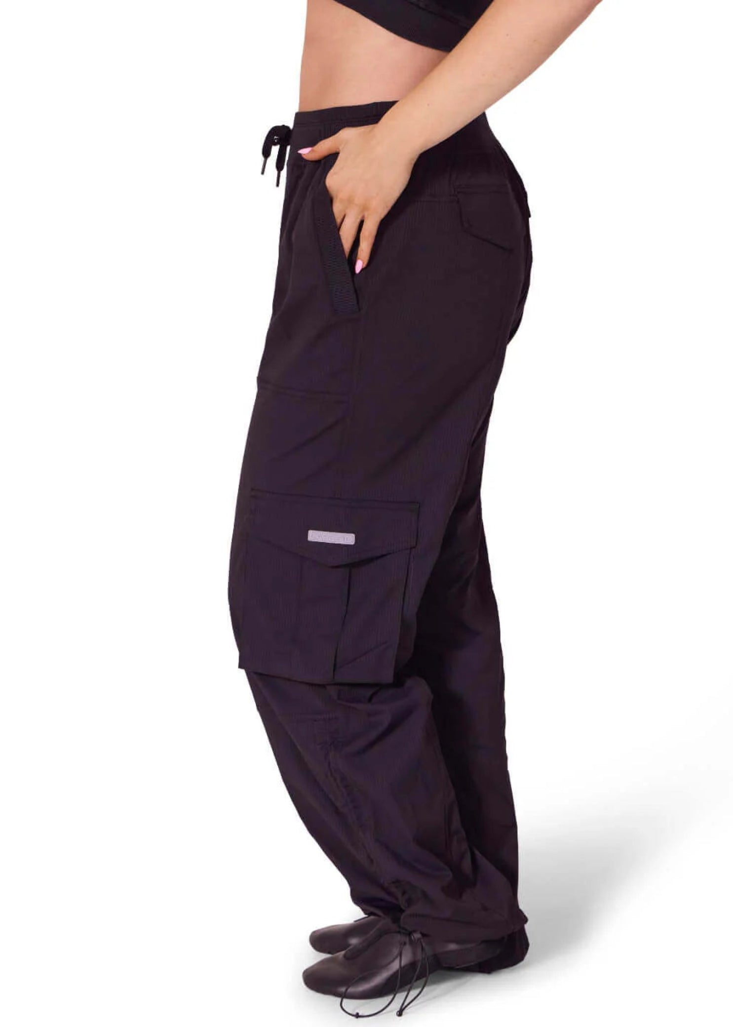 Jet Setter Jogger Black side view