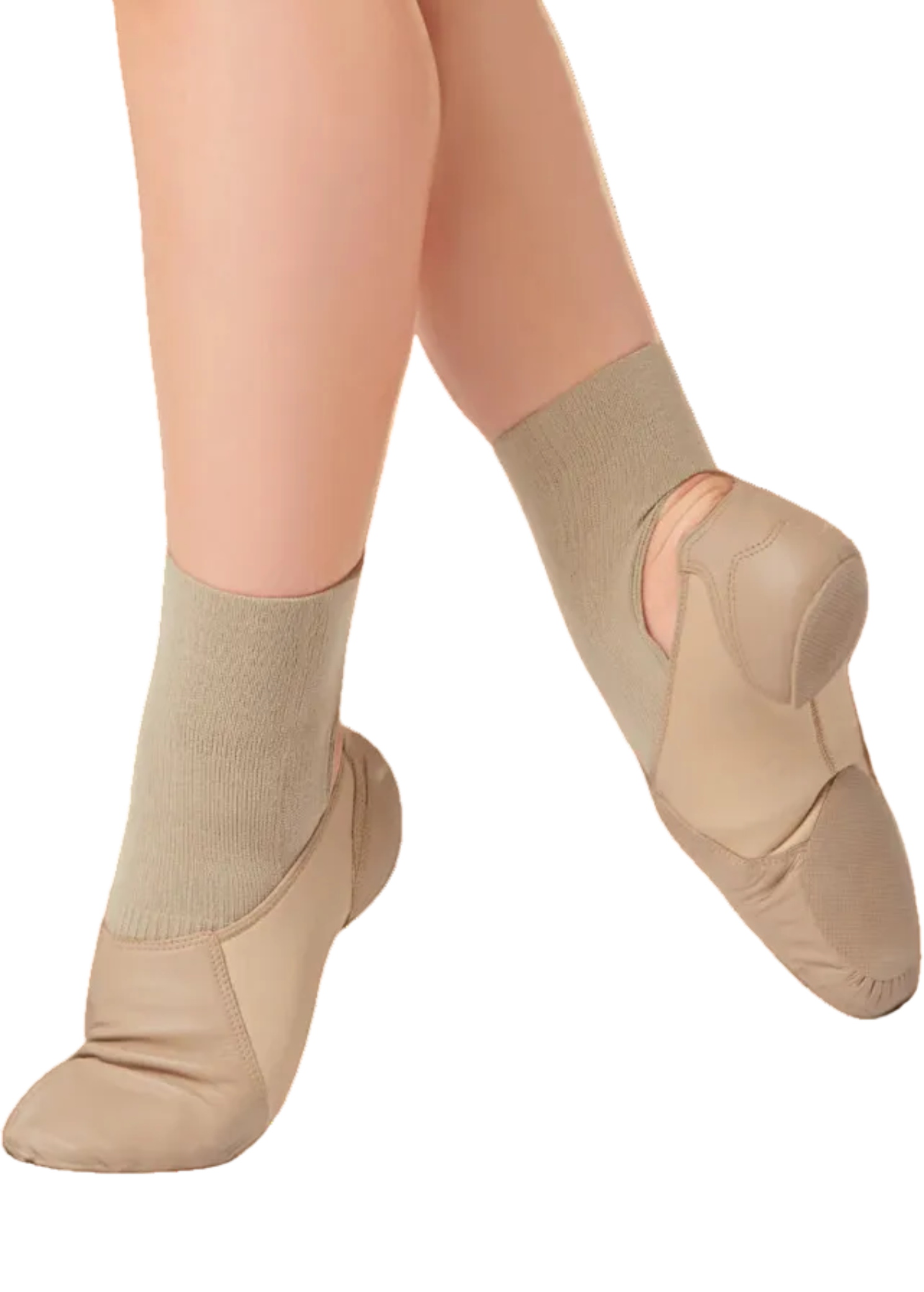 The Joule Shock Sock Nude-One lifestyle view