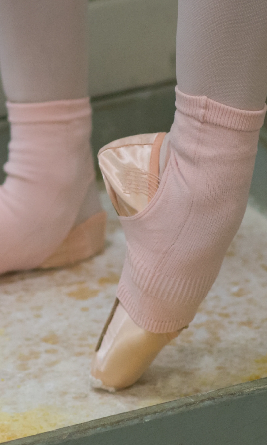 The Joule Shock Sock Pink lifestyle view