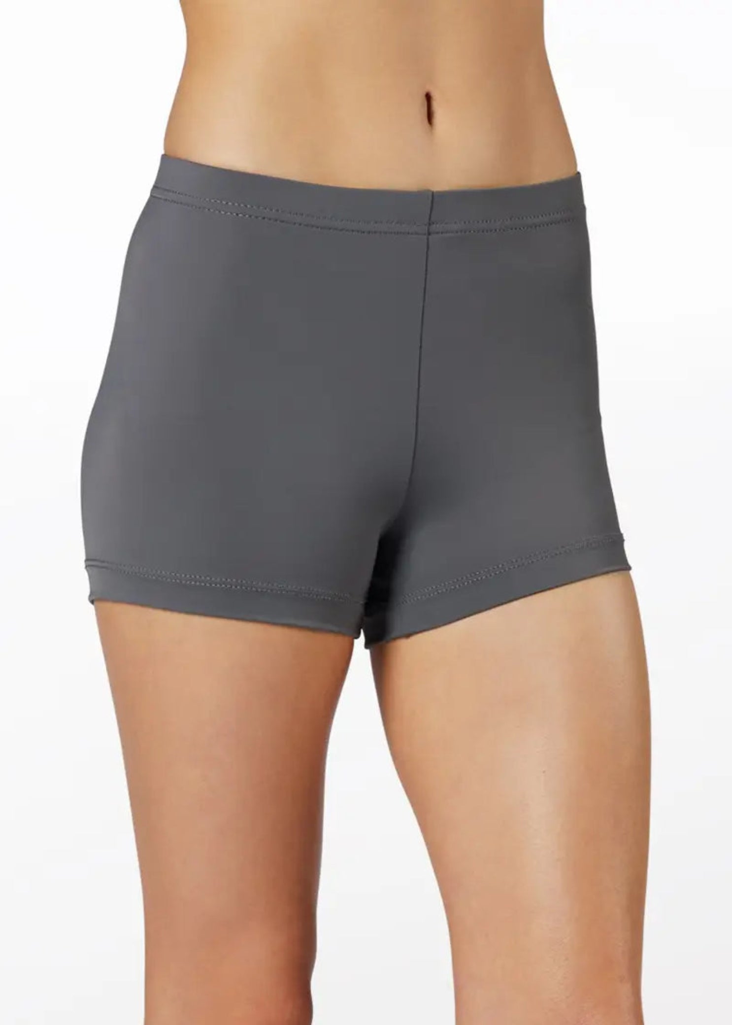 Low Rise Boy Short Gray front view
