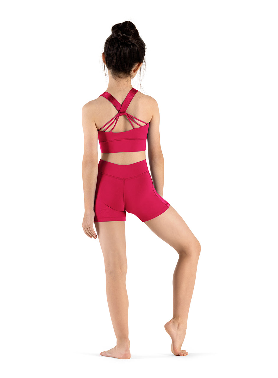 Strappy Back Bra Crop Top Watermelon back view