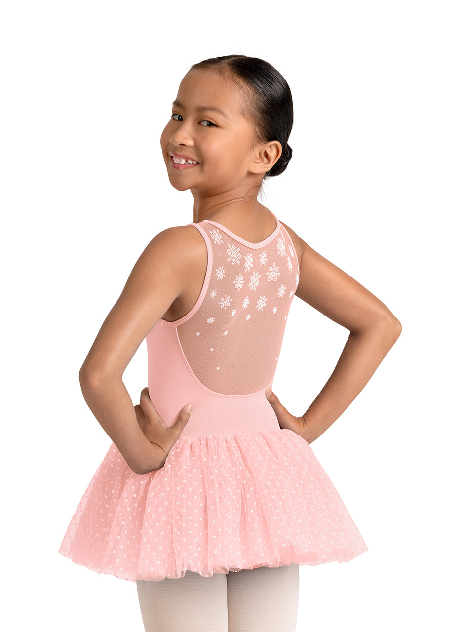Mesh Tank Leotard Pink detail view