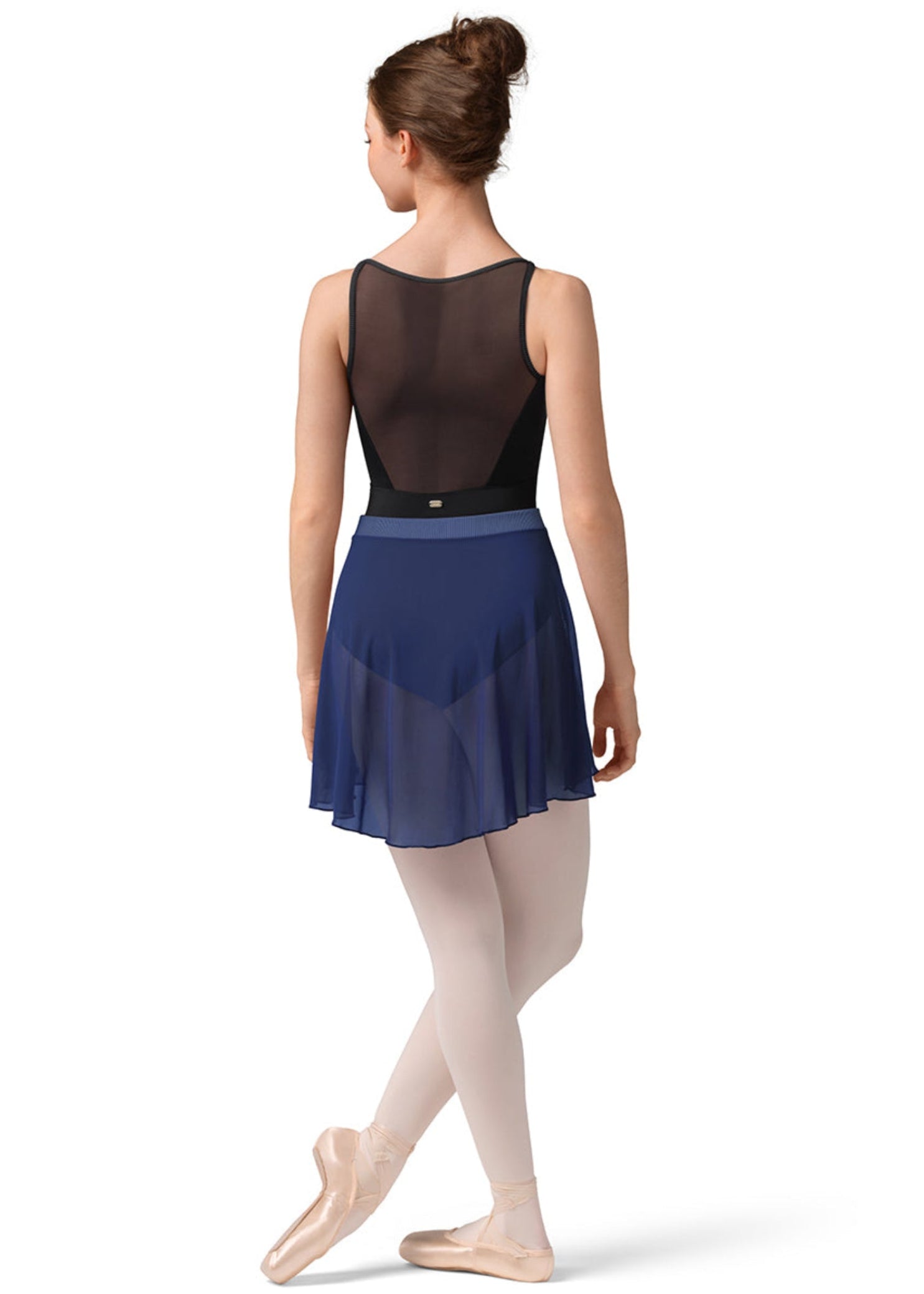 Zephyr Mesh Skirt Ink back view