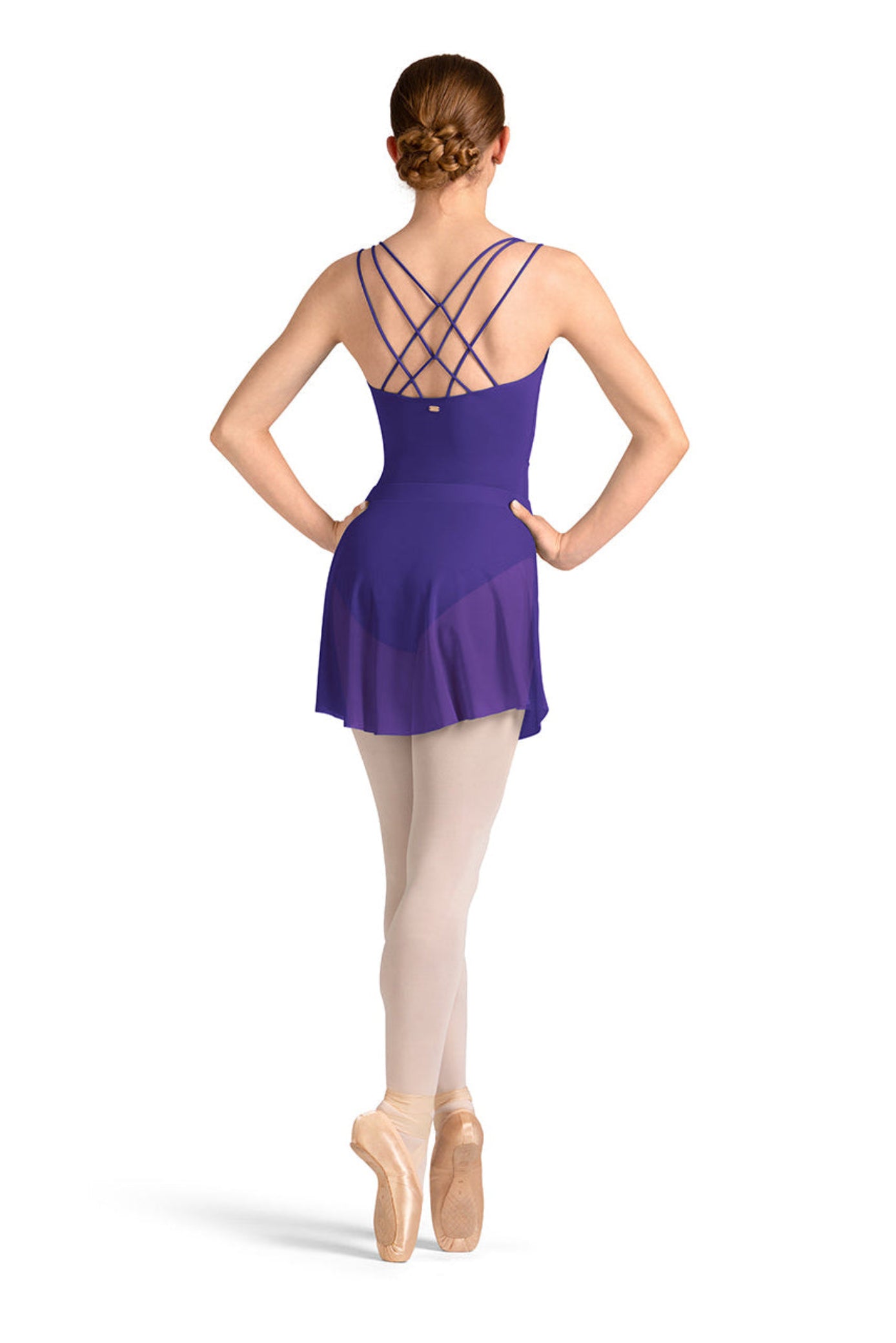 Celeste Mesh Skirt Violet back view