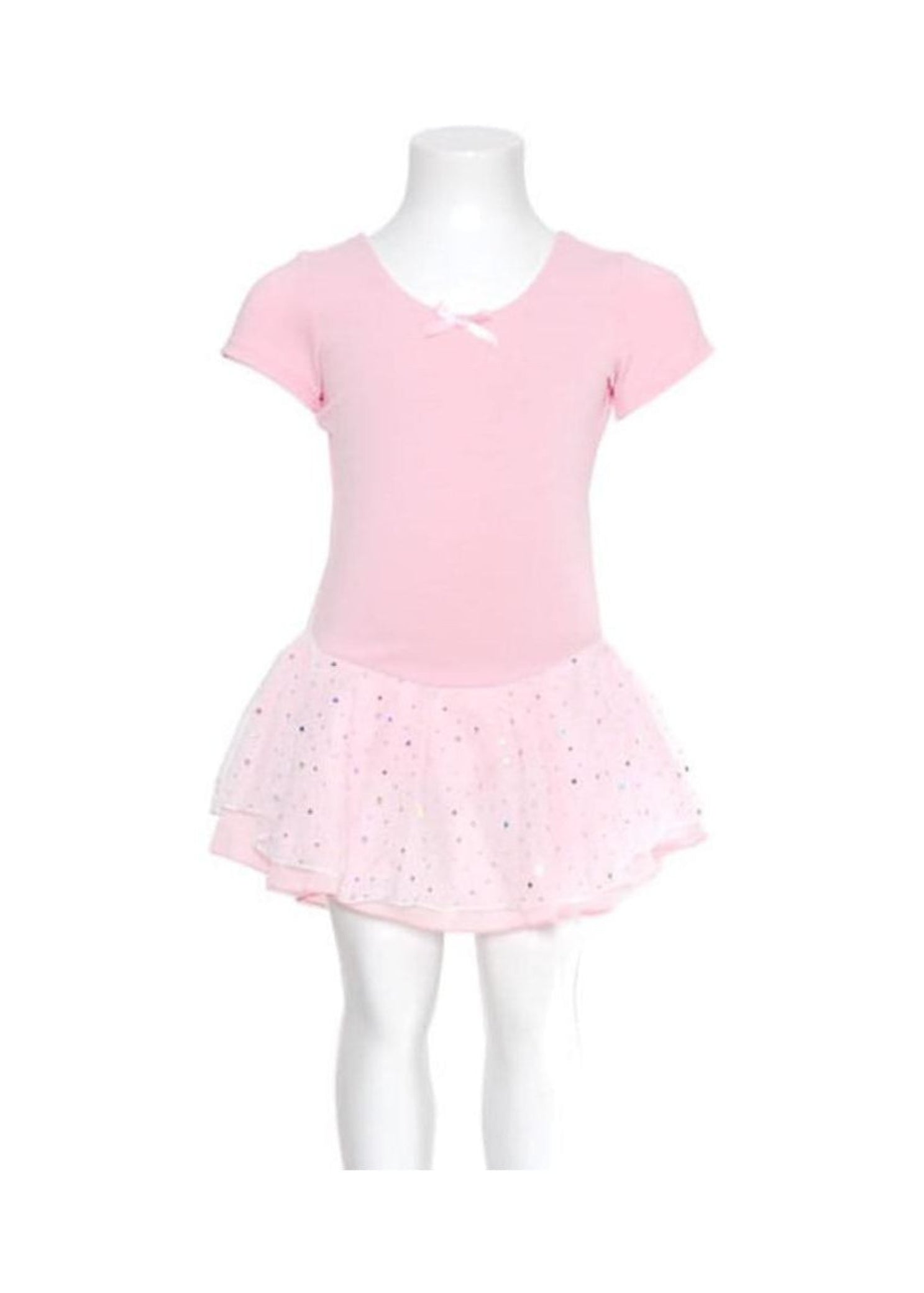 Madeline Short Sleeve Dress Pink front view
