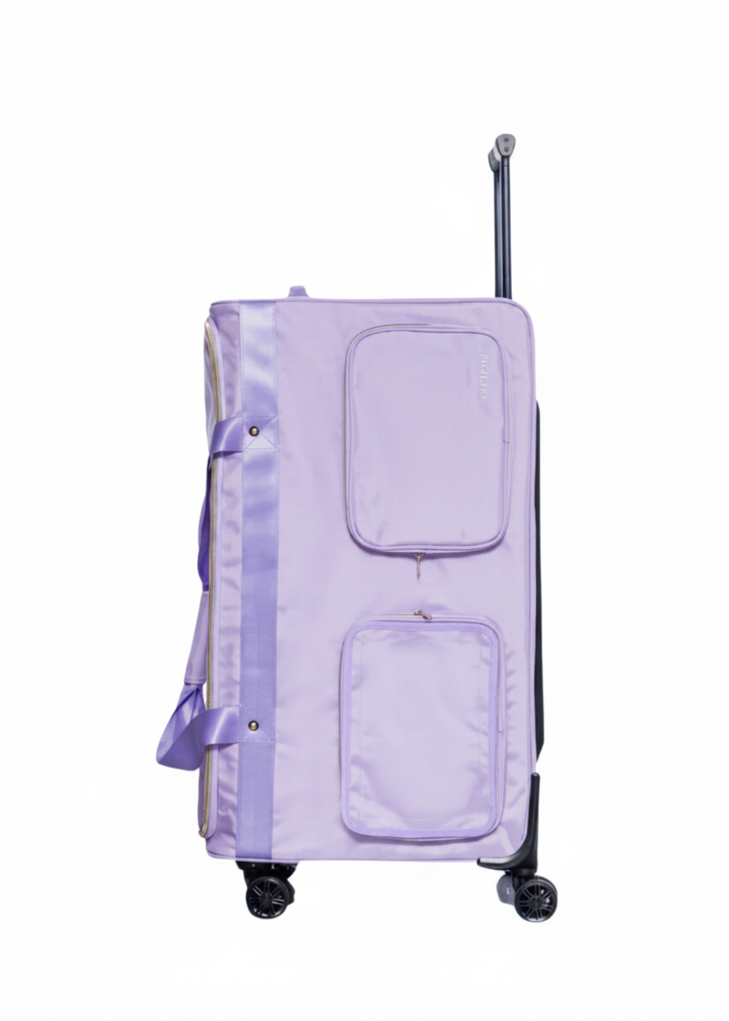 Medium Duffel with Built In Rack Lavender side view