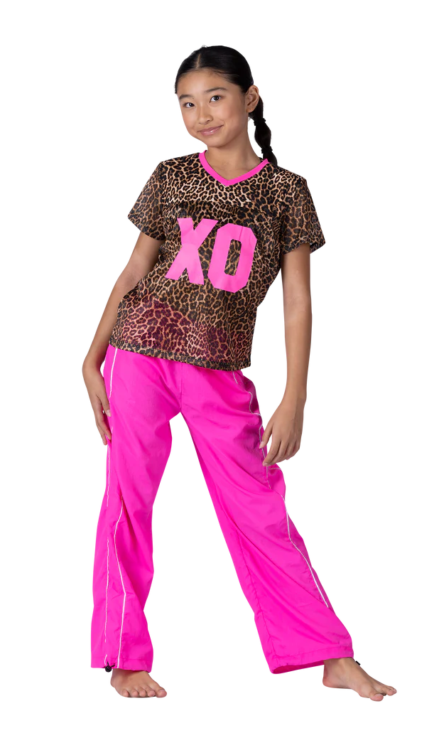 Mesh Jersey Cheetah front view