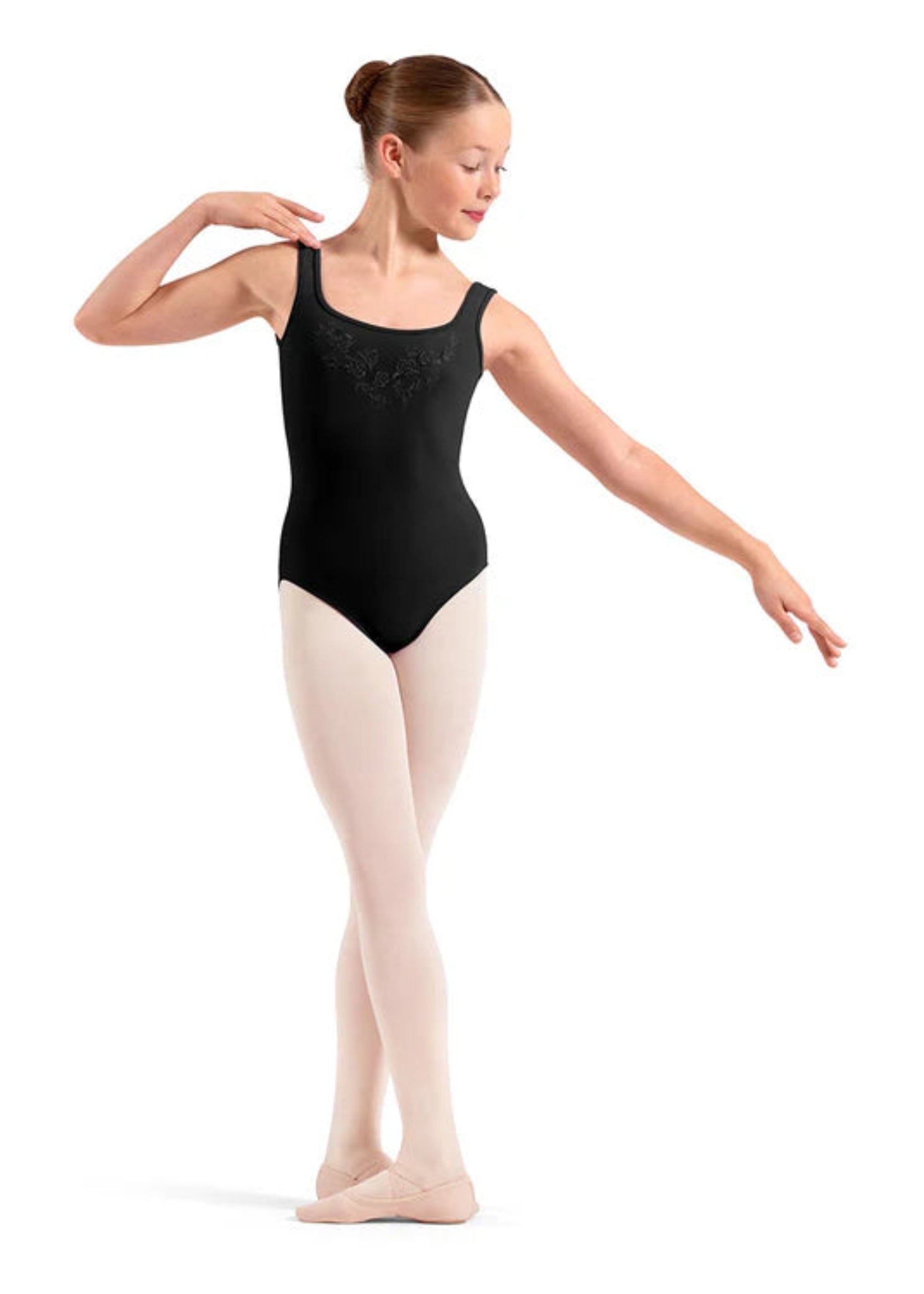 Mesh Tank Leotard front view