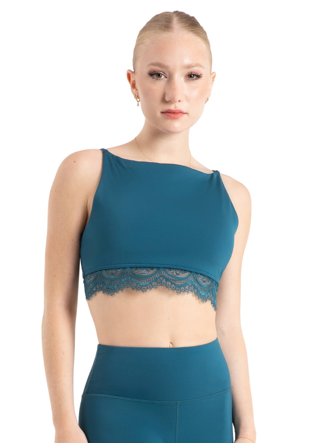 Ocean Breeze Bra Top Legion Blue front view