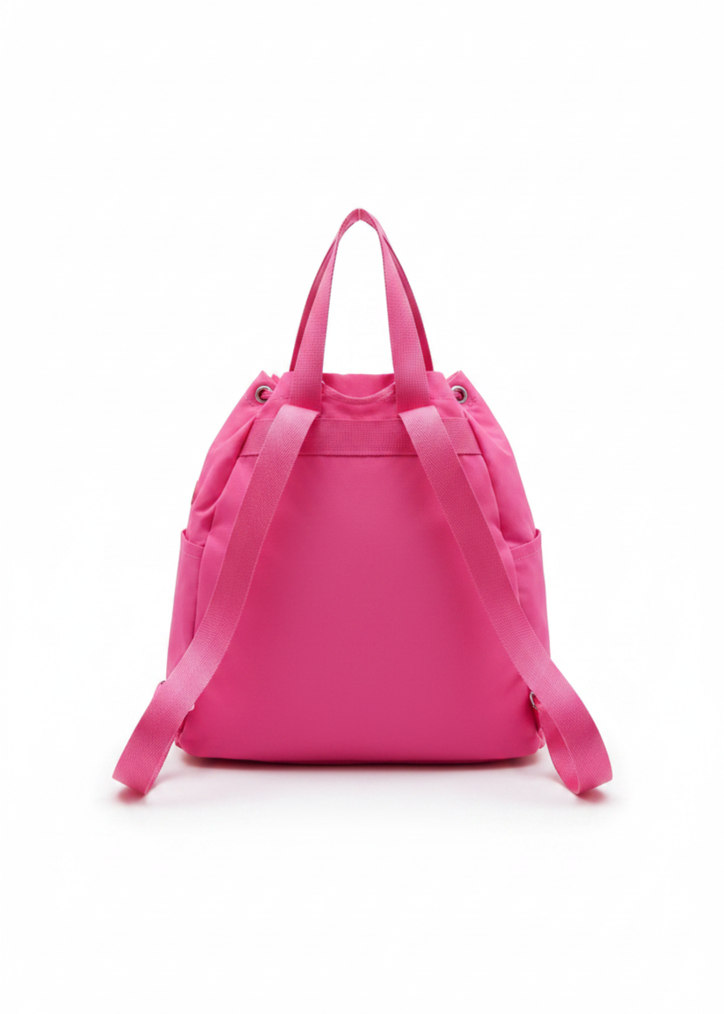 Olivia Multi Way Tote Bright Pink back view