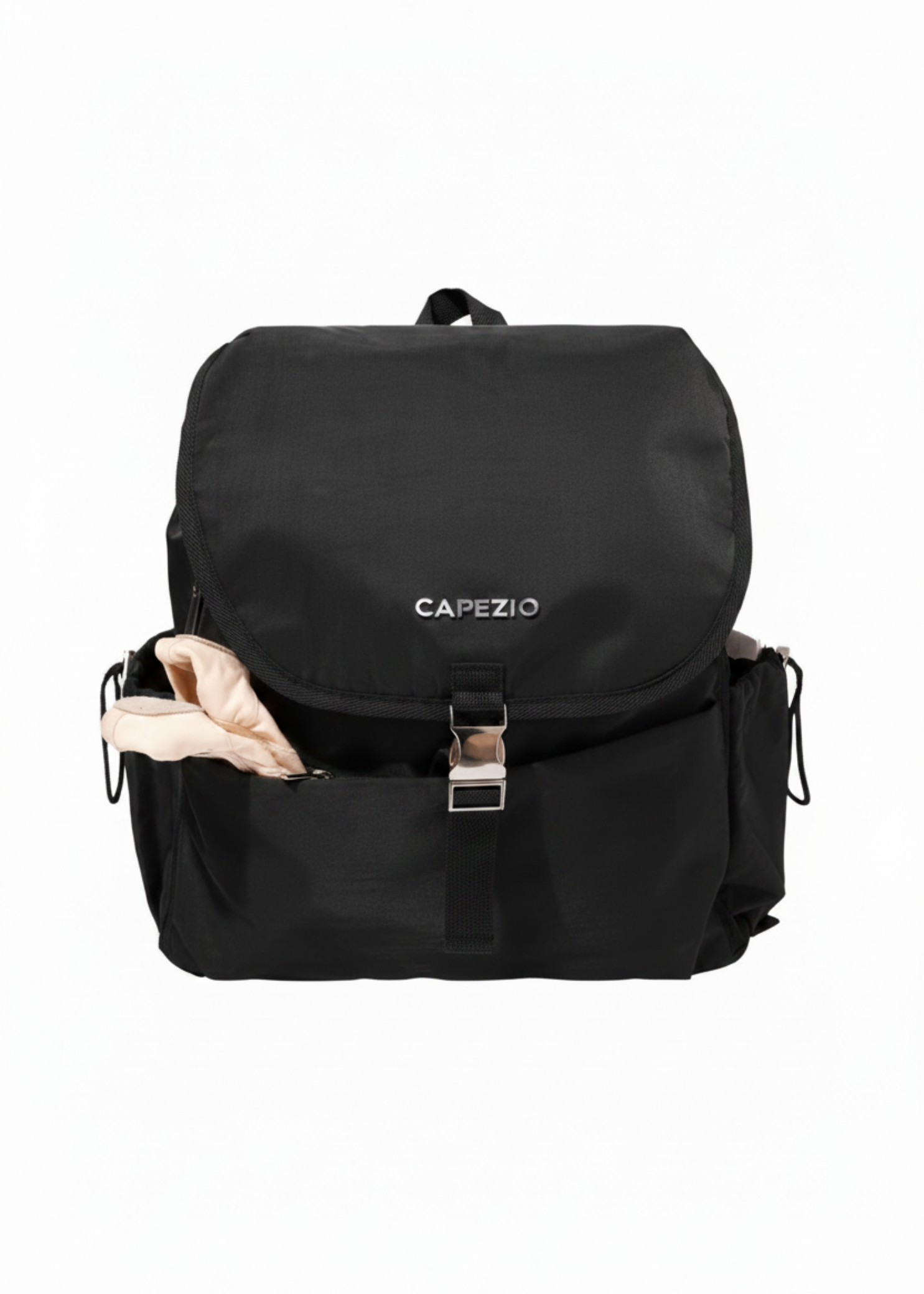 Oxford Travel Backpack Black front view