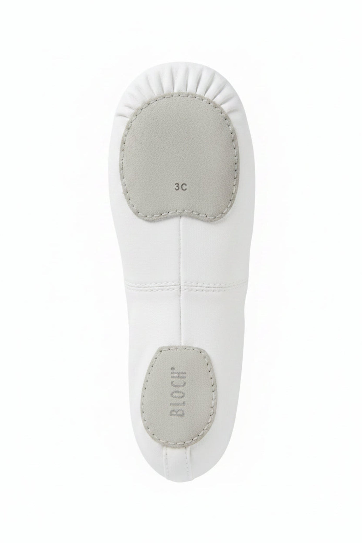 Performa Men’s Ballet Shoe – S0284M White bottom view