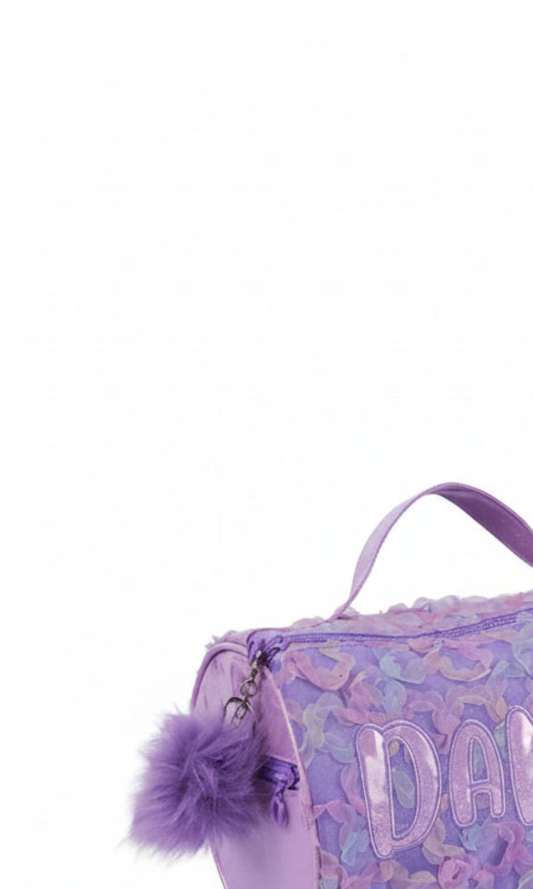 Pretty Floral Duffel Floral front view