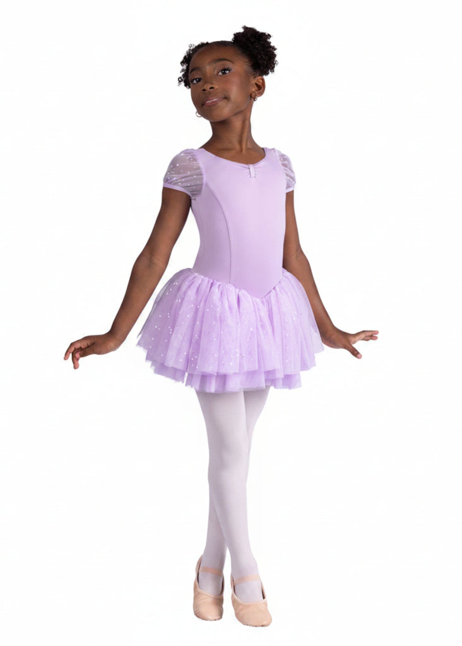 Danz N Motion - Celestine Cap Sleeve Glitter Dress