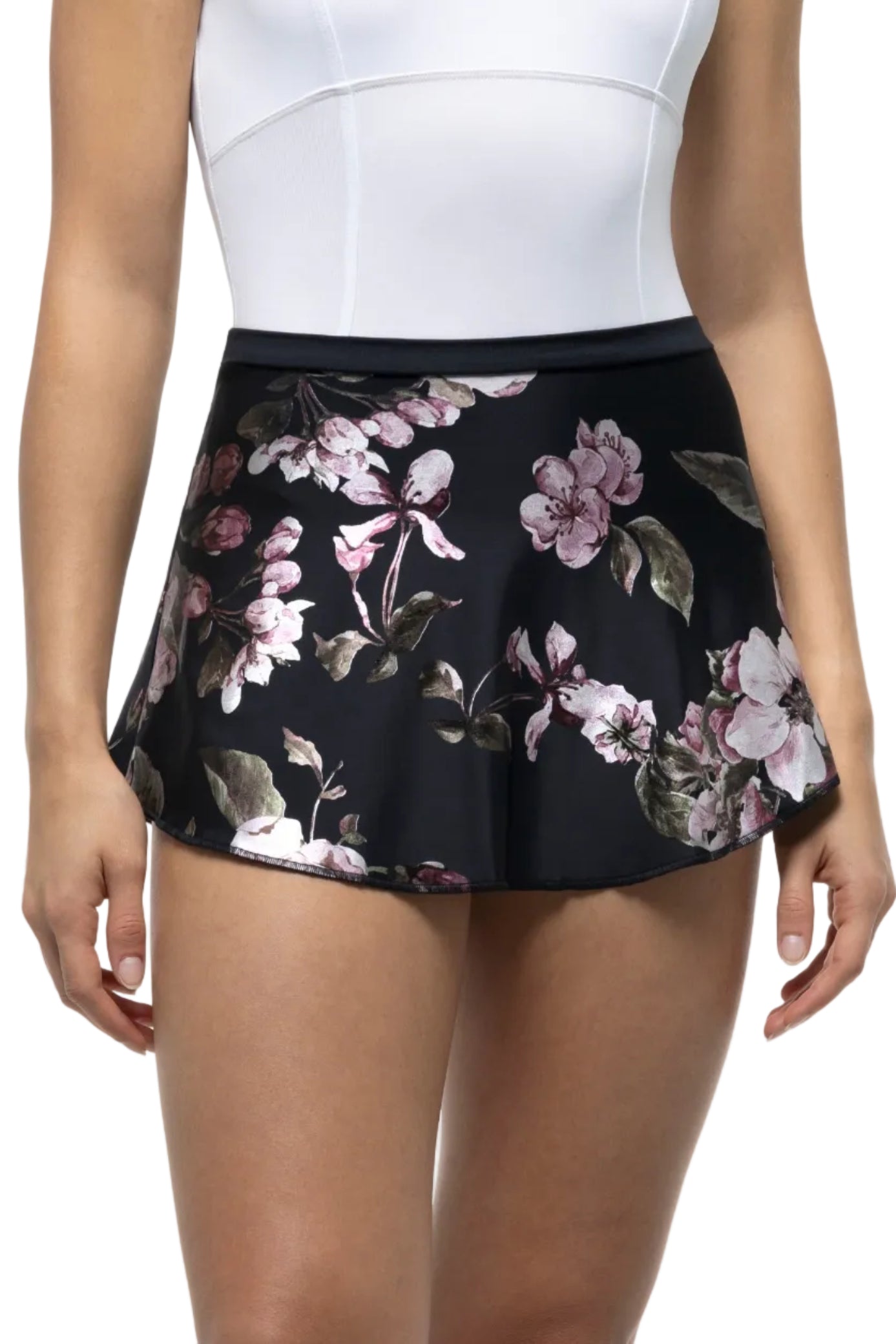 Pull-On High Low Skirt Foil front view