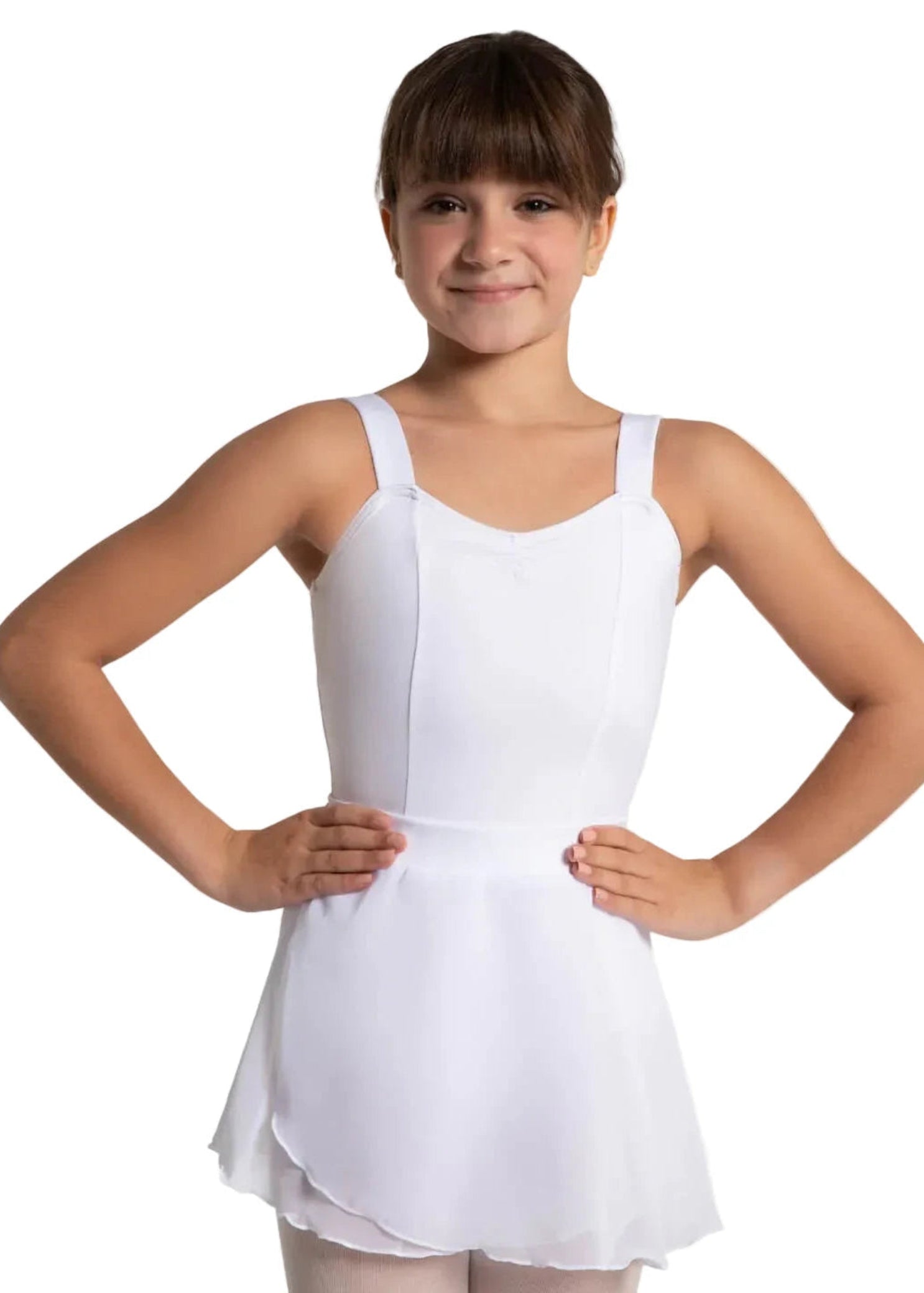 Pull On Skirt White front view