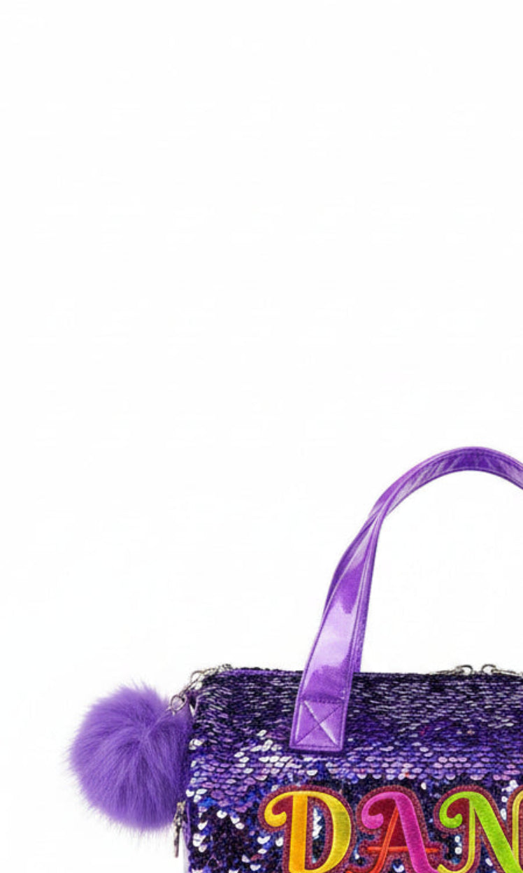 Purple Pop Duffel Purple front view