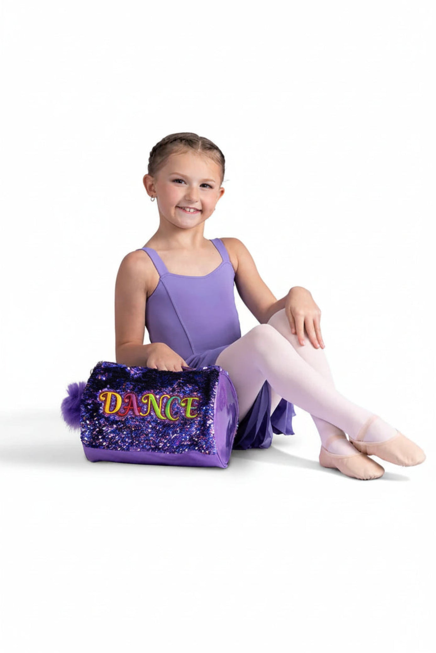 Purple Pop Duffel lifestyle view