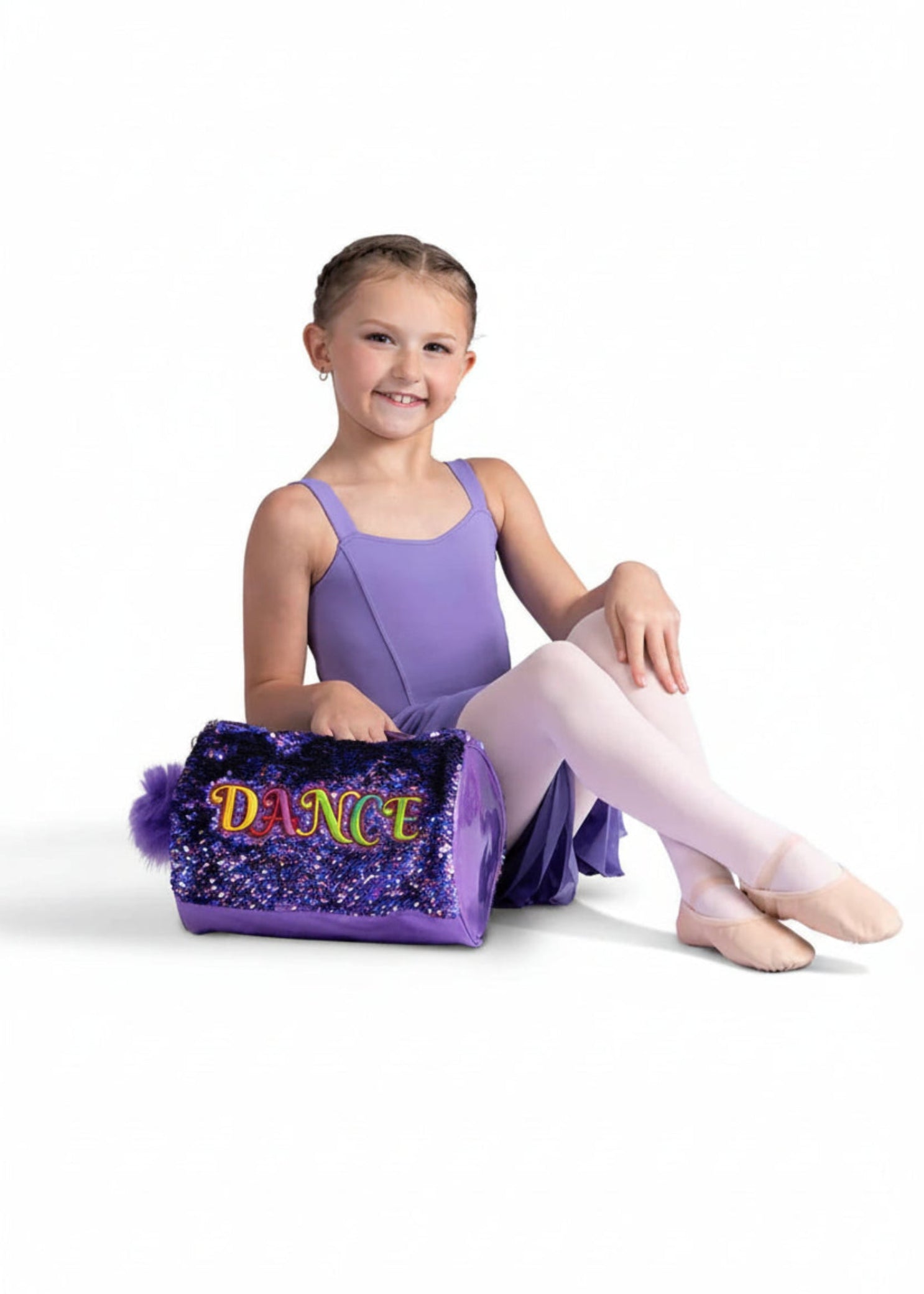 Purple Pop Duffel lifestyle view