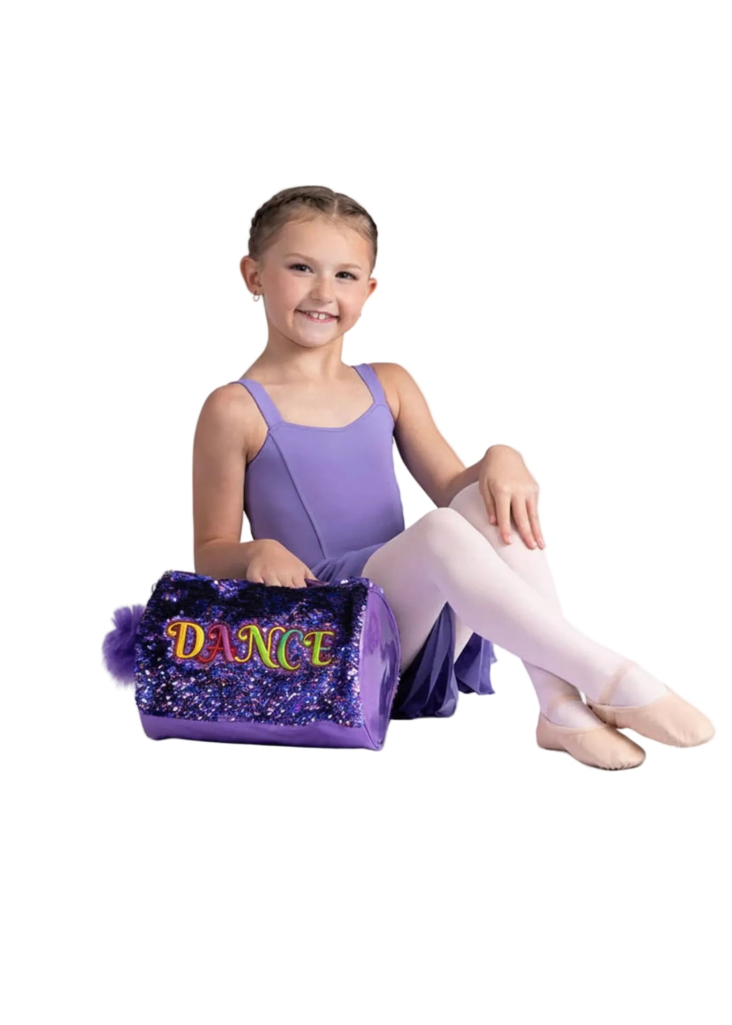 Purple Pop Duffel lifestyle view