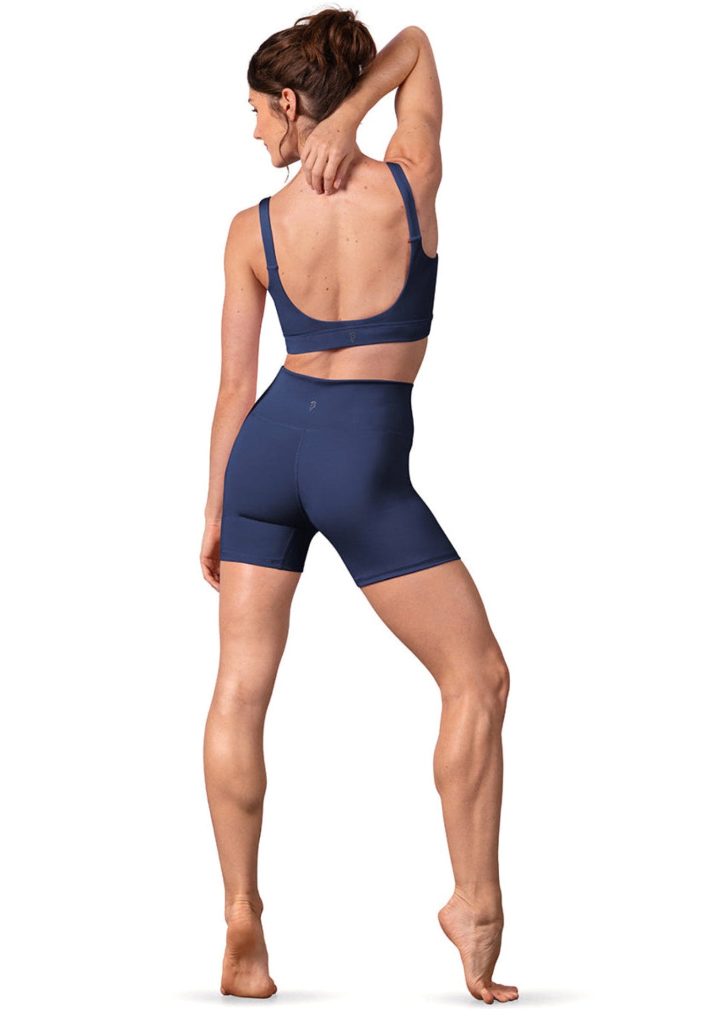 Jessica High Waist Short Electric Blue back view