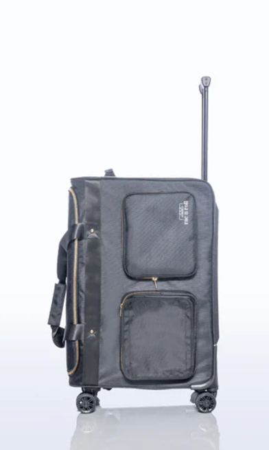 Large Duffel with Built In Rack side view