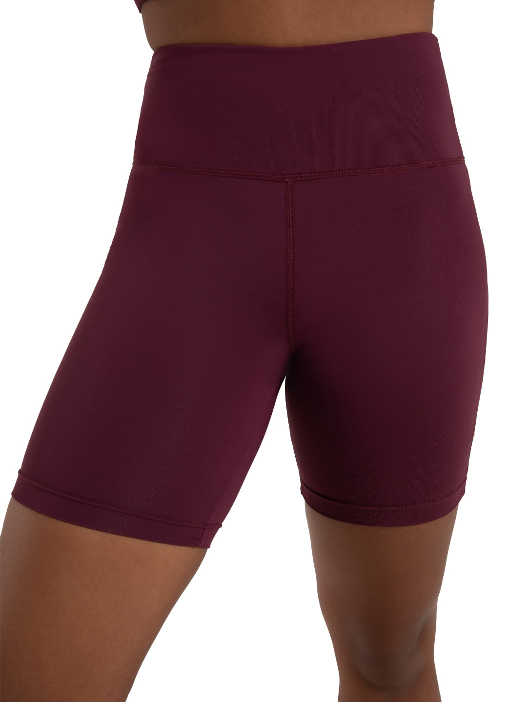 Bike Short Burgundy front view