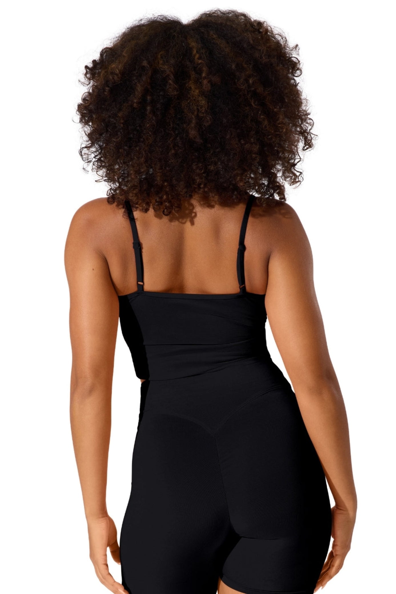 Ballerina Pinch Camisole Black back view