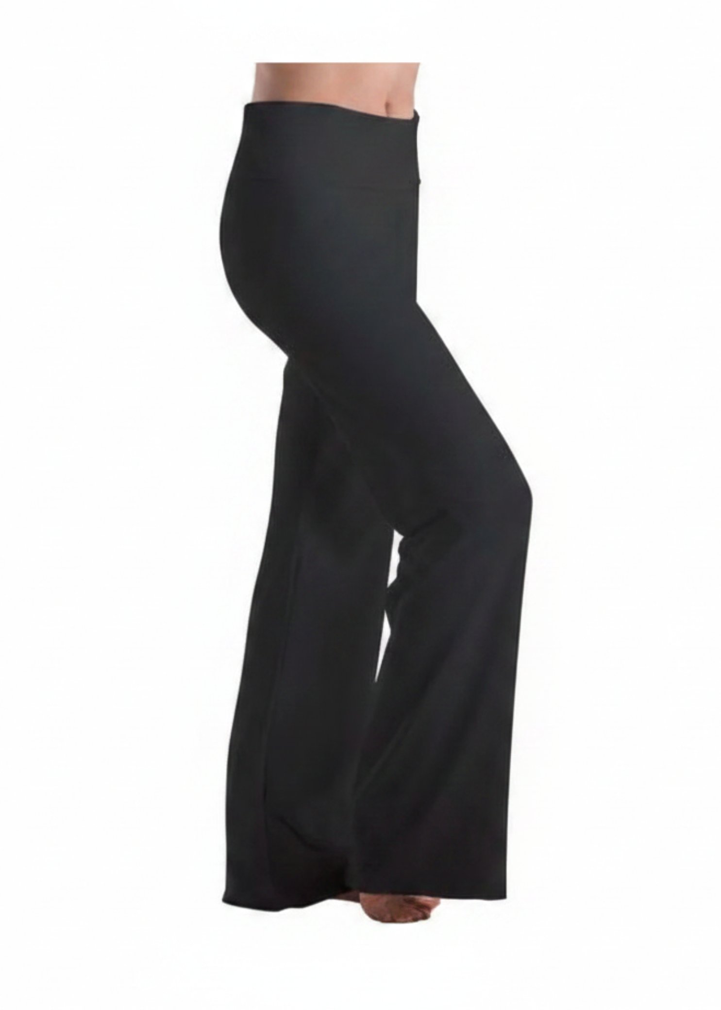 High Waist SilkSkyn Jazz Pant Black lifestyle view