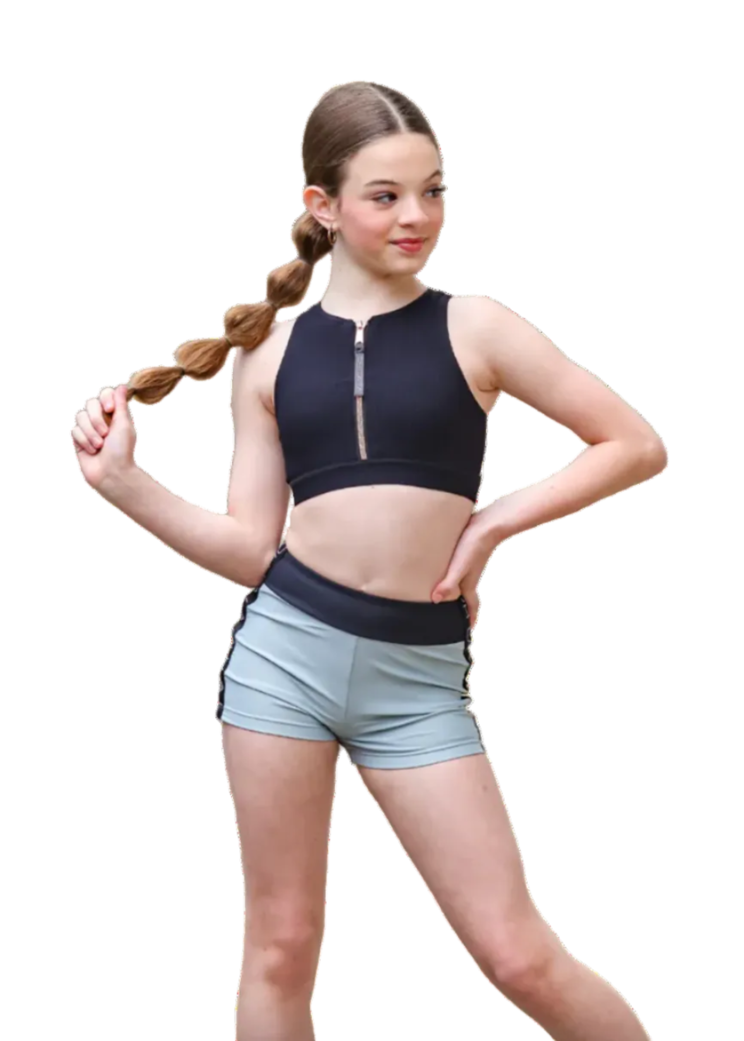 Bravery Top black front view