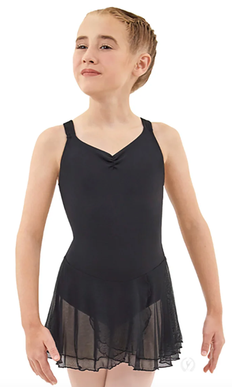 Tank Dress Black front view