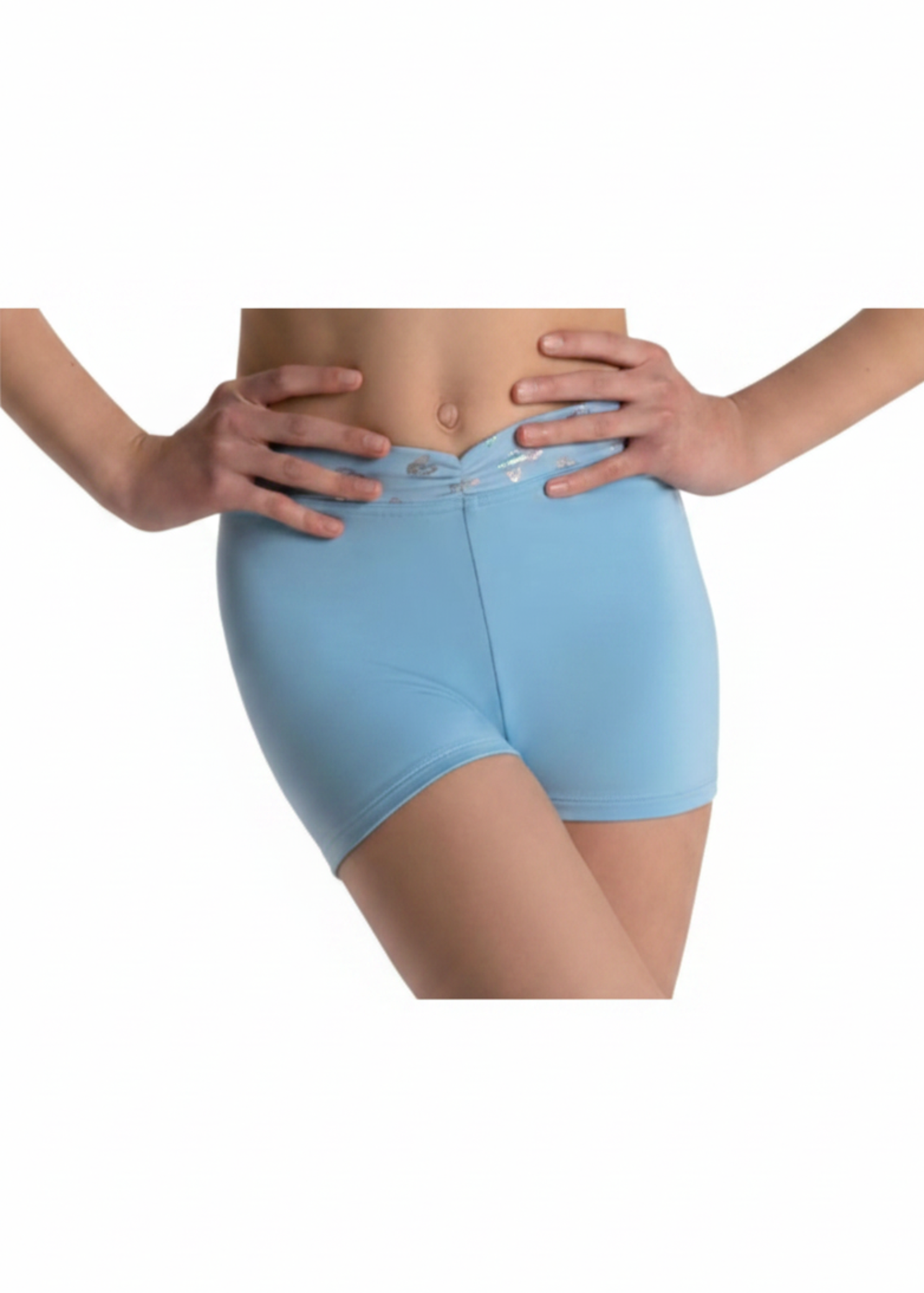 Rosy Boy Short Light Blue front view