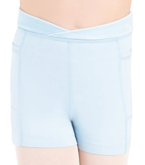 Charlotte Short Light Blue front view