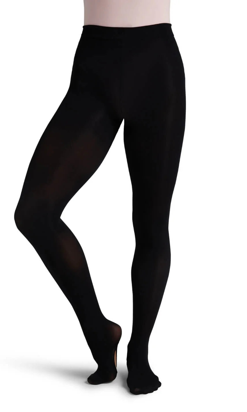 Self-Knit Waistband Transition Tight Black
