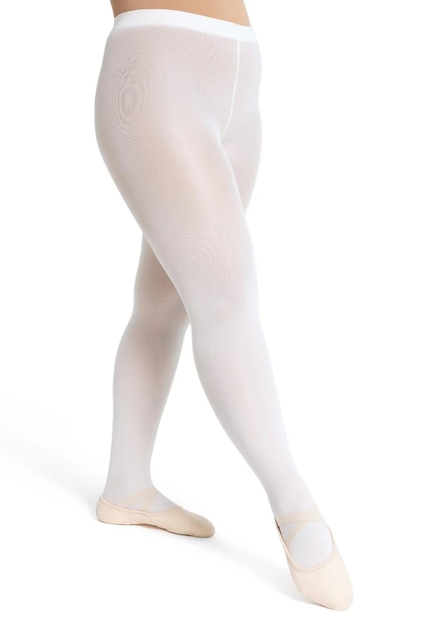 Self-Knit Waistband Transition Tight Light Pink