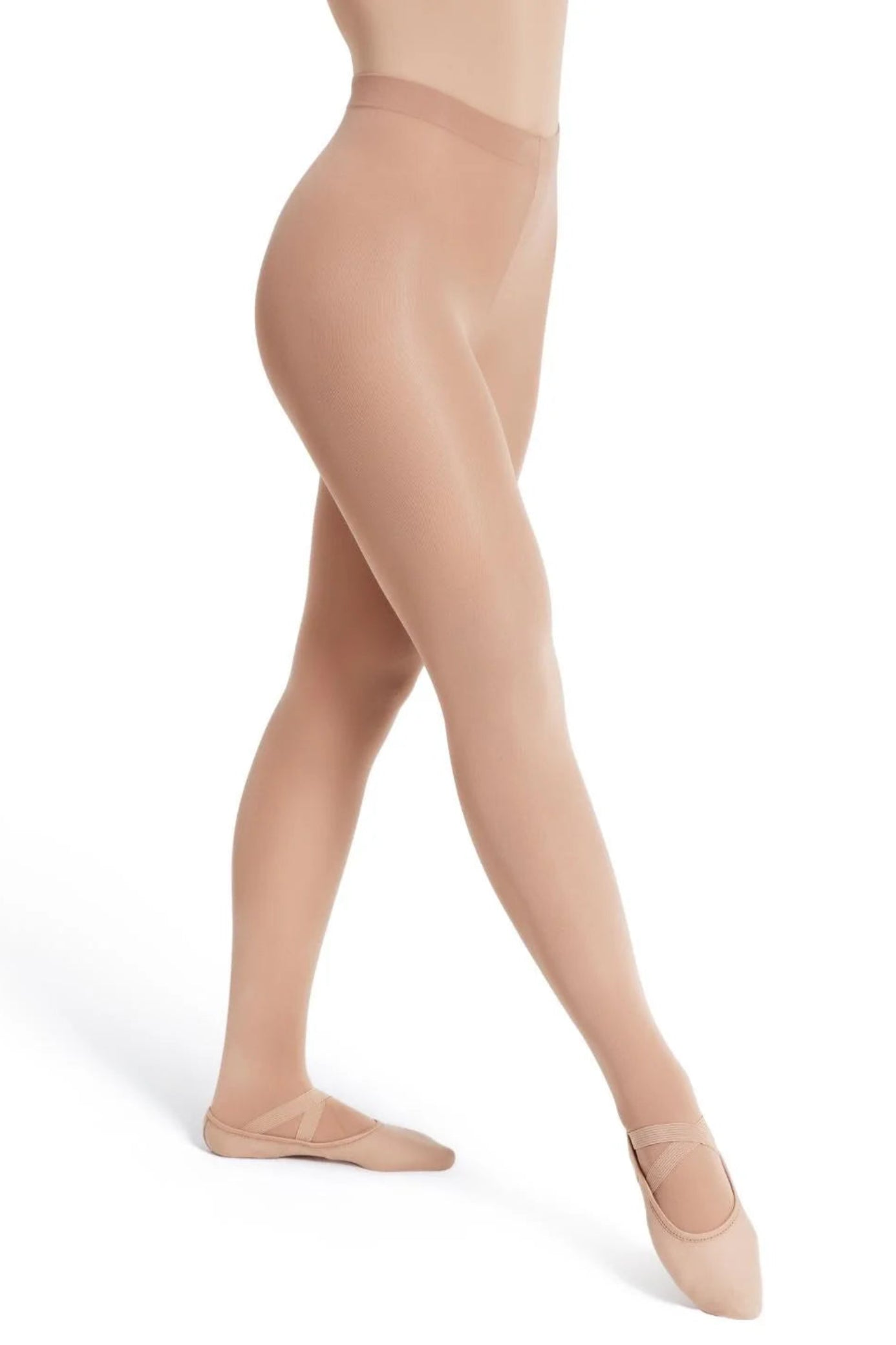 Self-Knit Waistband Transition Tight Suntan