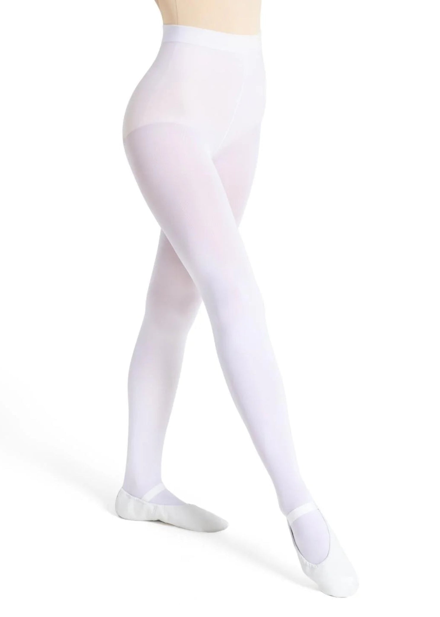 Self-Knit Waistband Transition Tight White