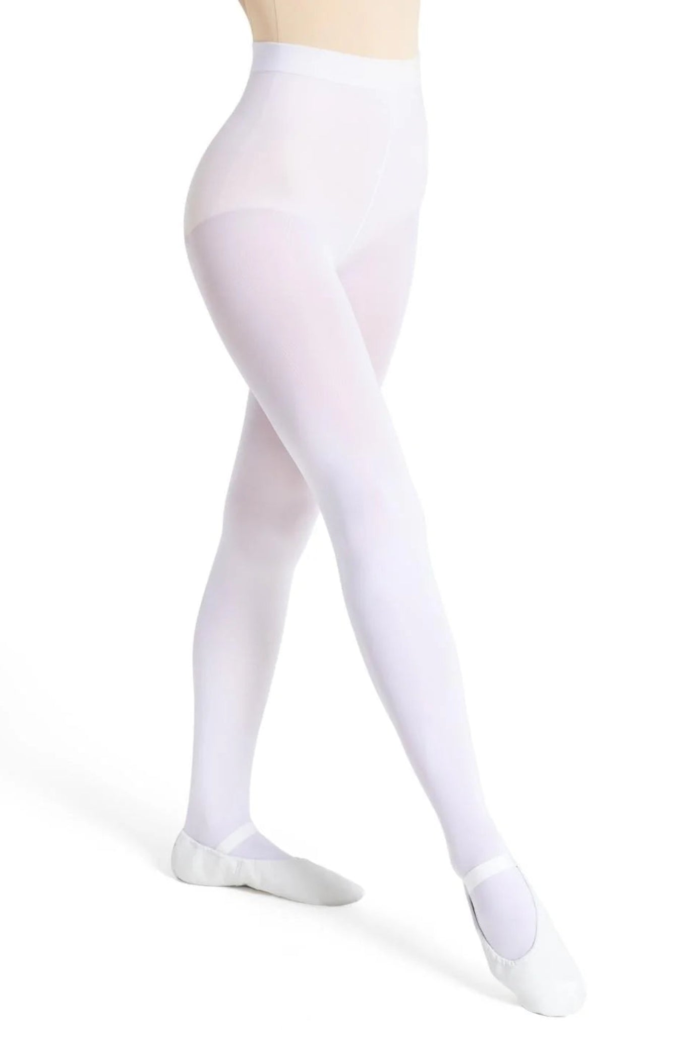 Self-Knit Waistband Transition Tight White