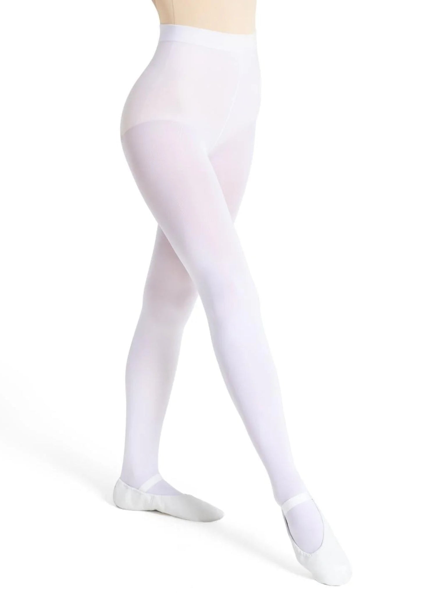 Self-Knit Waistband Transition Tight White