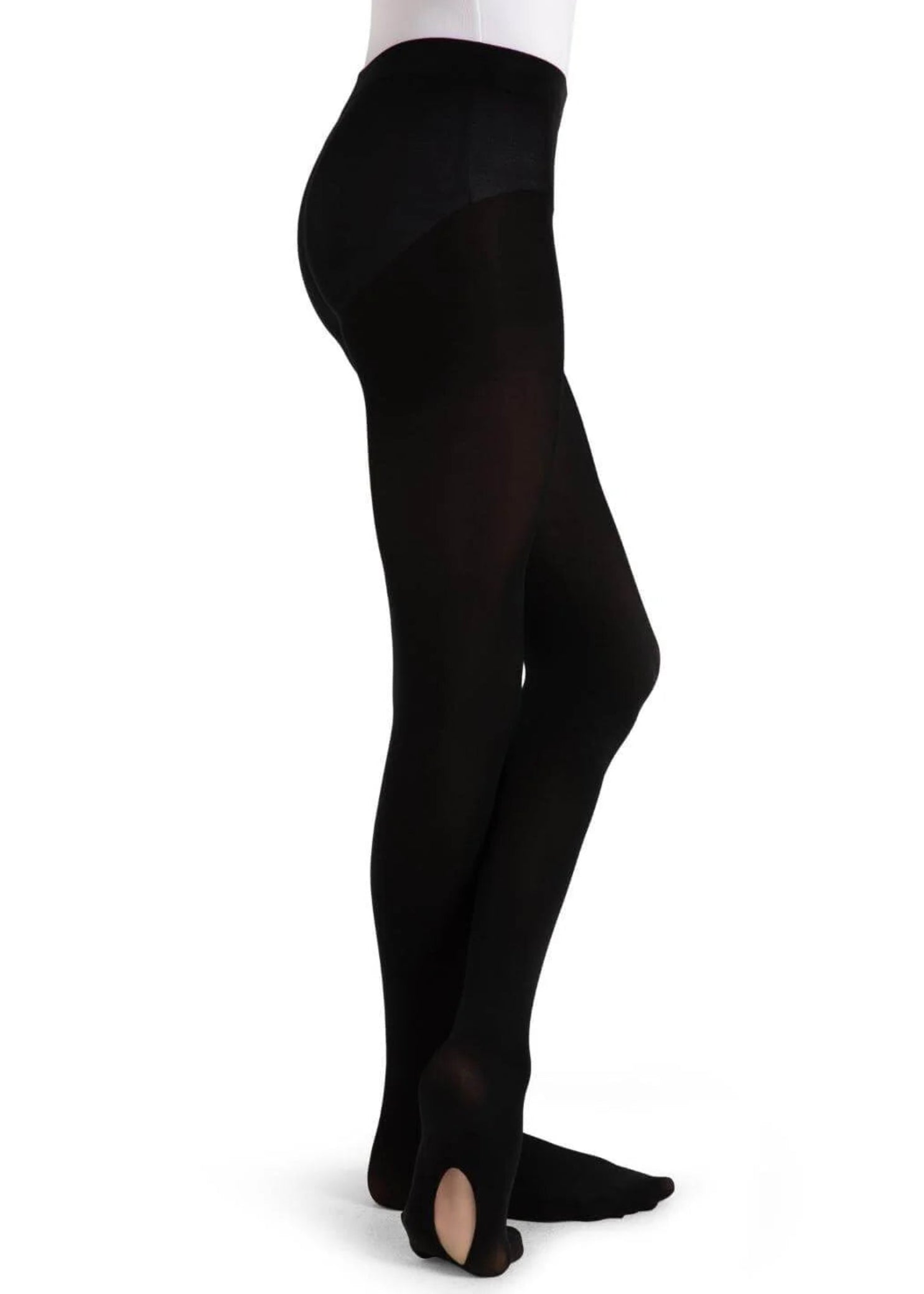 Self-Knit Waistband Transition Tight Black