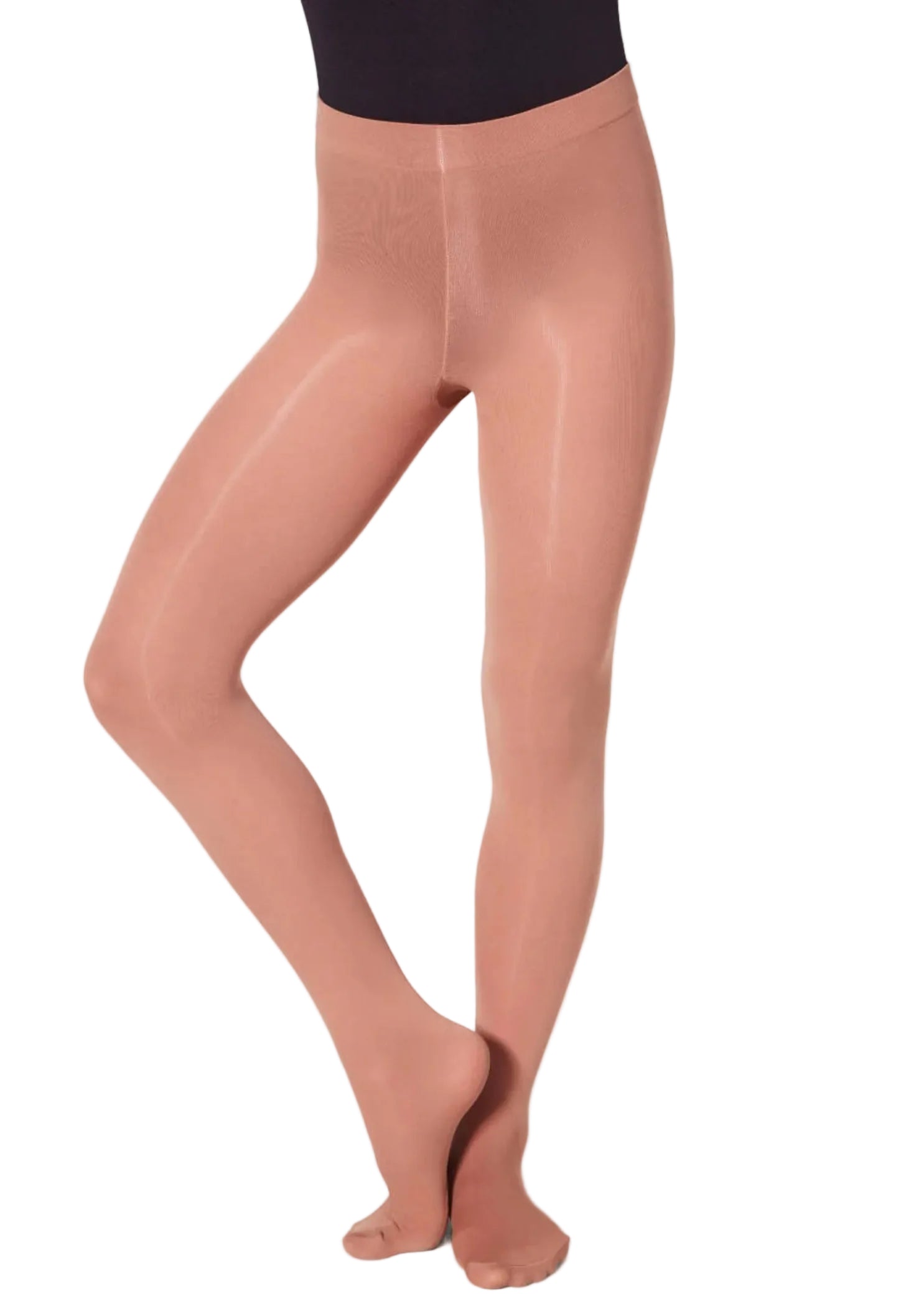 Self-Knit Waistband Transition Tight Light Suntan