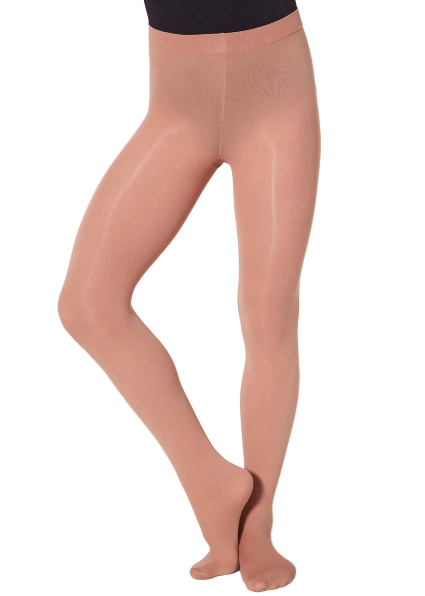 Self-Knit Waistband Transition Tight Light Tan