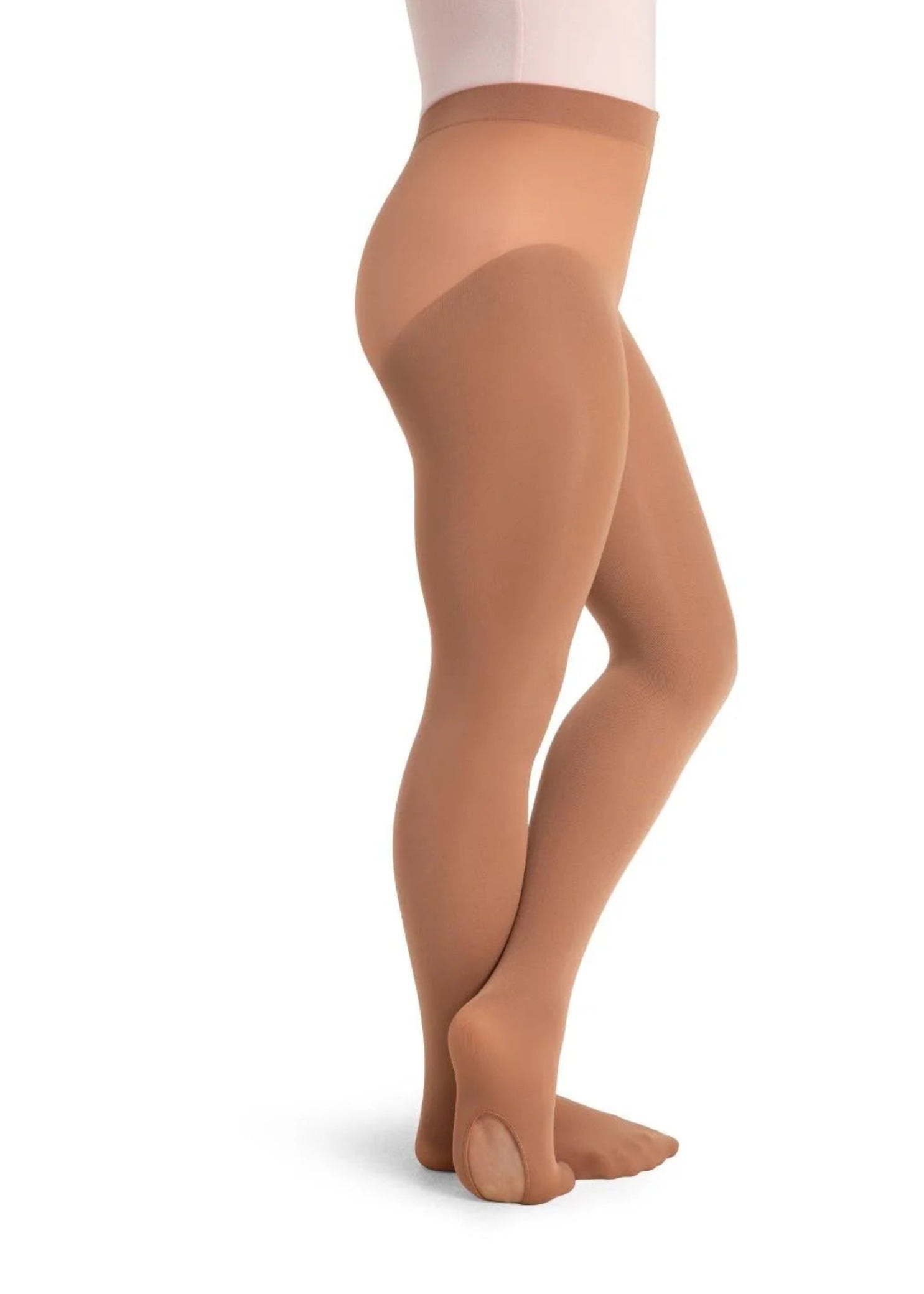 Self-Knit Waistband Transition Tight Suntan