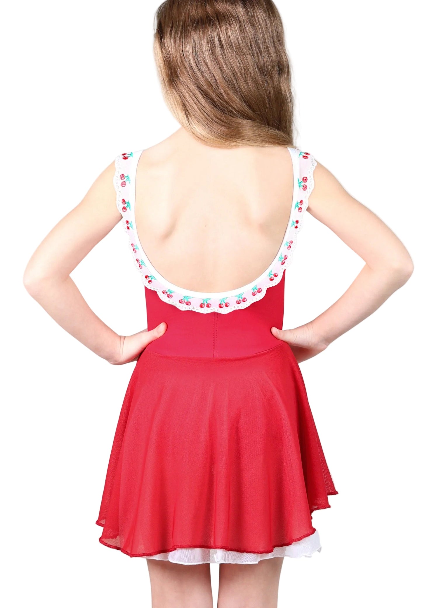 Shirley Cami Dress Red back view