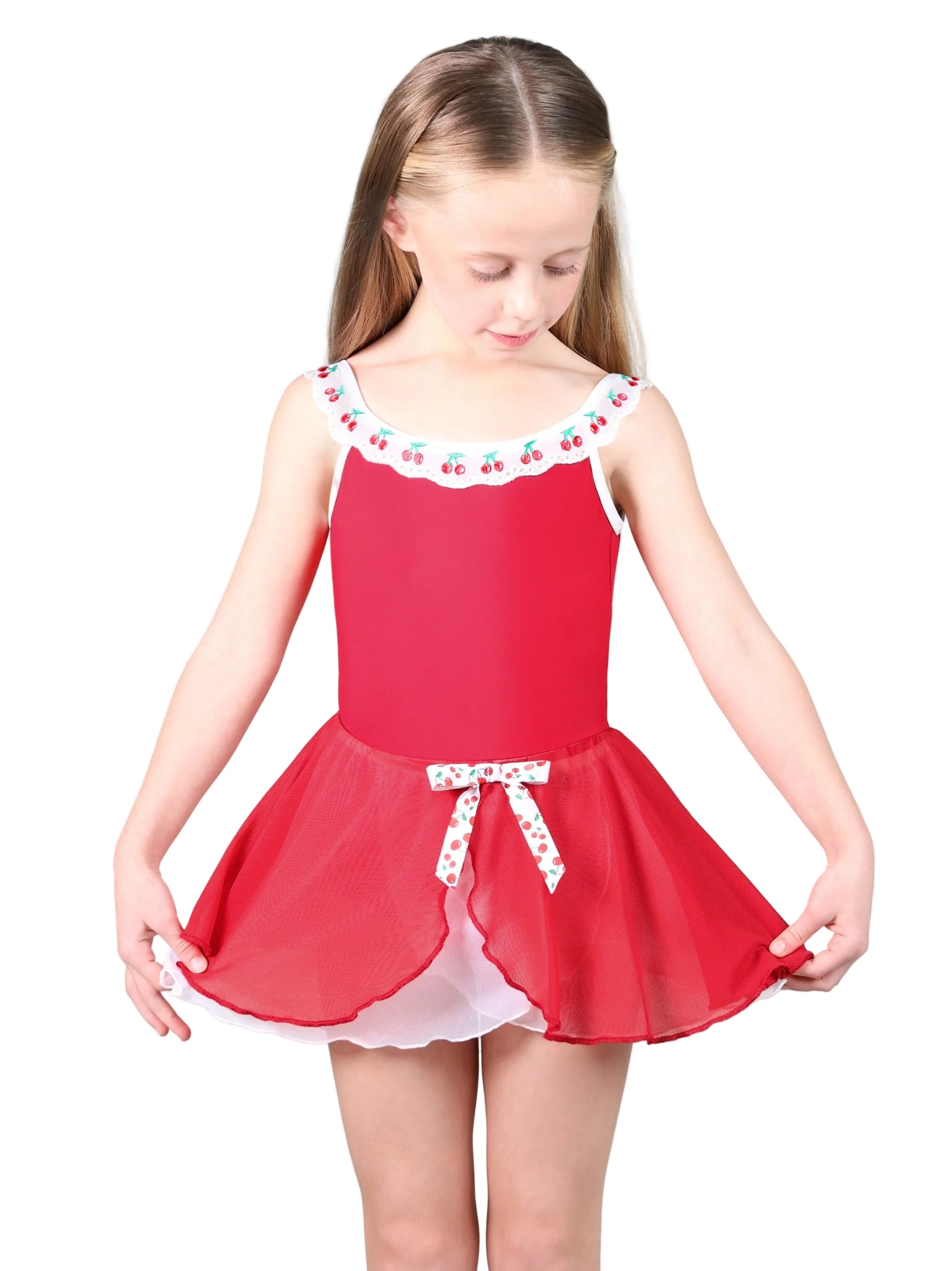 Shirley Cami Dress Red front view