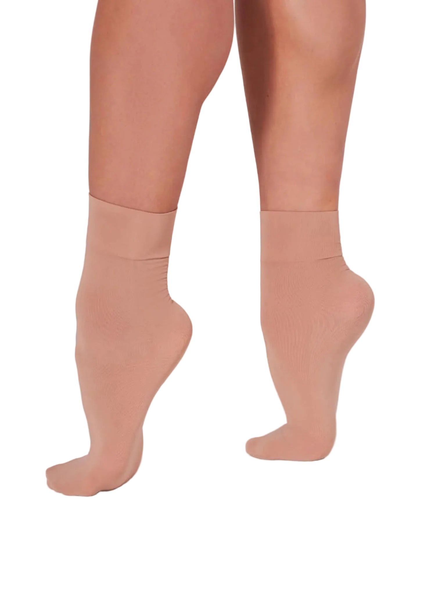 Silky Sock Caramel side view