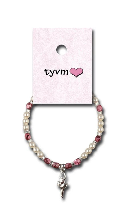 Classy Pearl Bracelet fuchsia