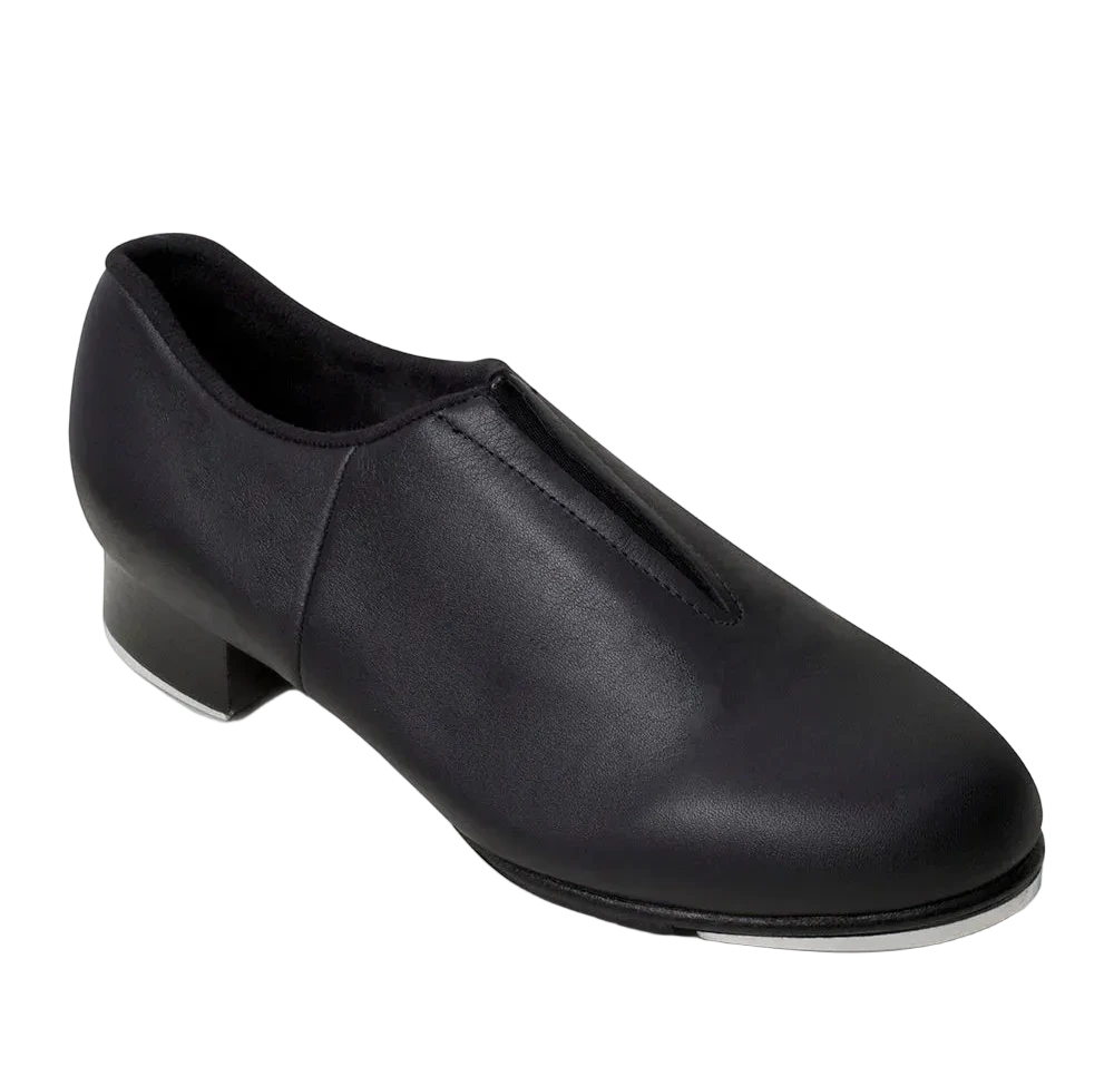Tap-Flex Slip-On Tap Shoe Black front-side view