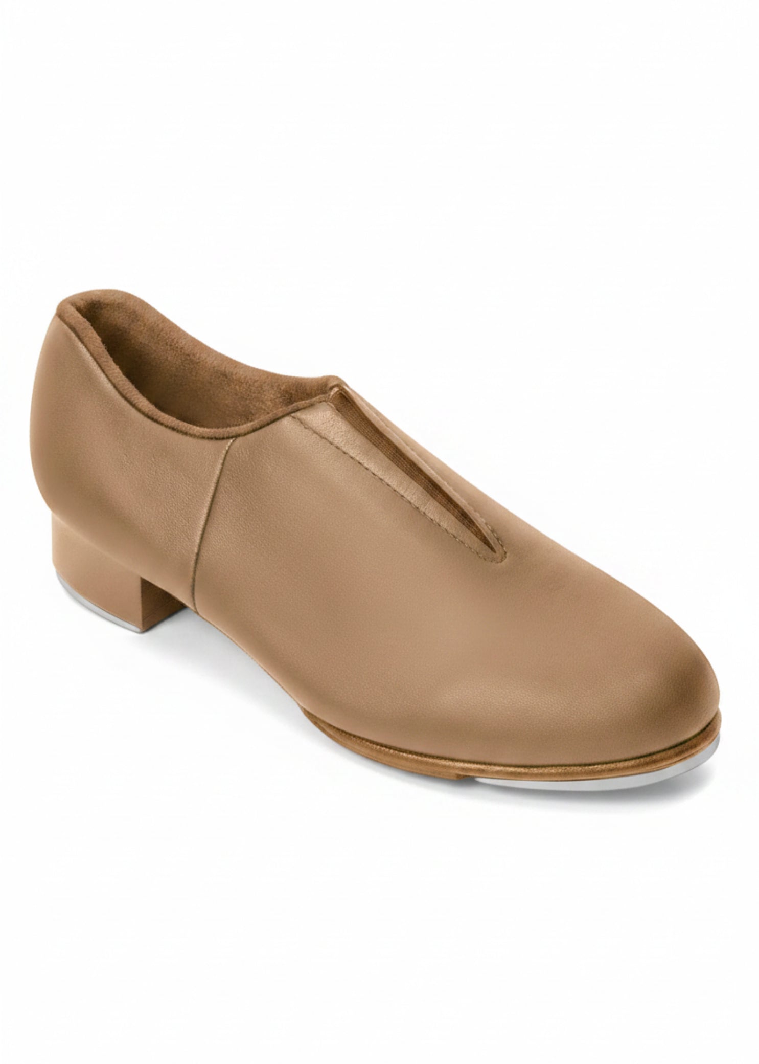 Tap-Flex Slip-On Tap Shoe Tan front-side view